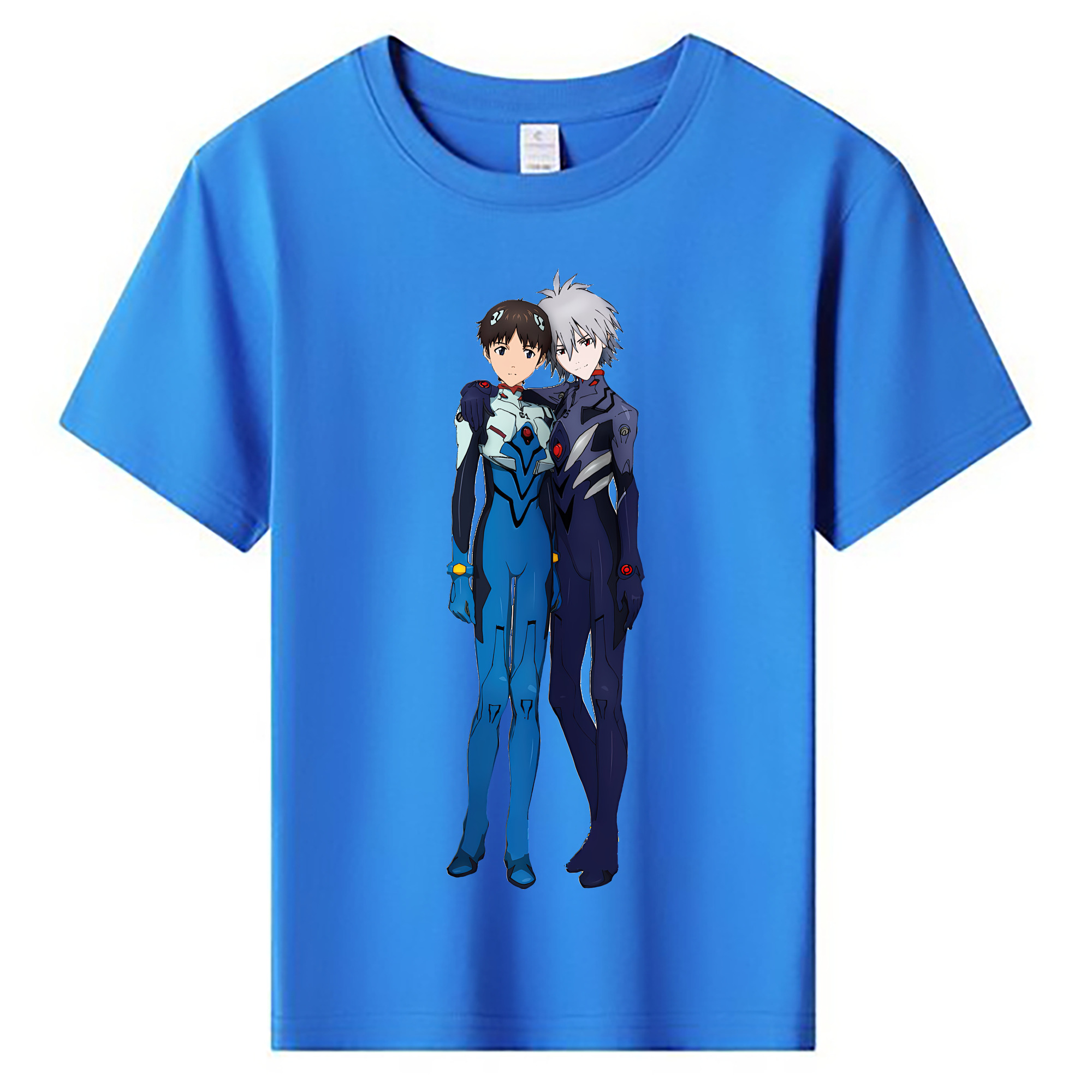 （画像用） EVA 新世紀エヴァンゲリオン 綿100％キッズTシャツ（フロントプリント）